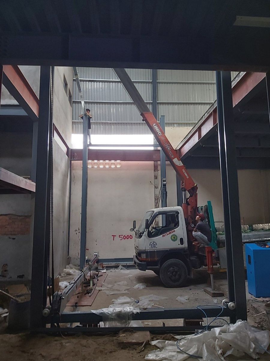 Cầu nâng xe lên lầu 3 tầng VFLH0312